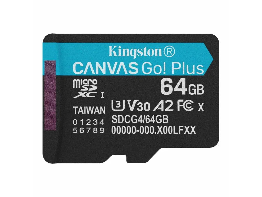 Memorije kartice KINGSTON SDCG4/64GBSP/Canvas Go! Plus/microSD/200/100MB/s Slika 1